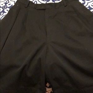 Black golf shorts
